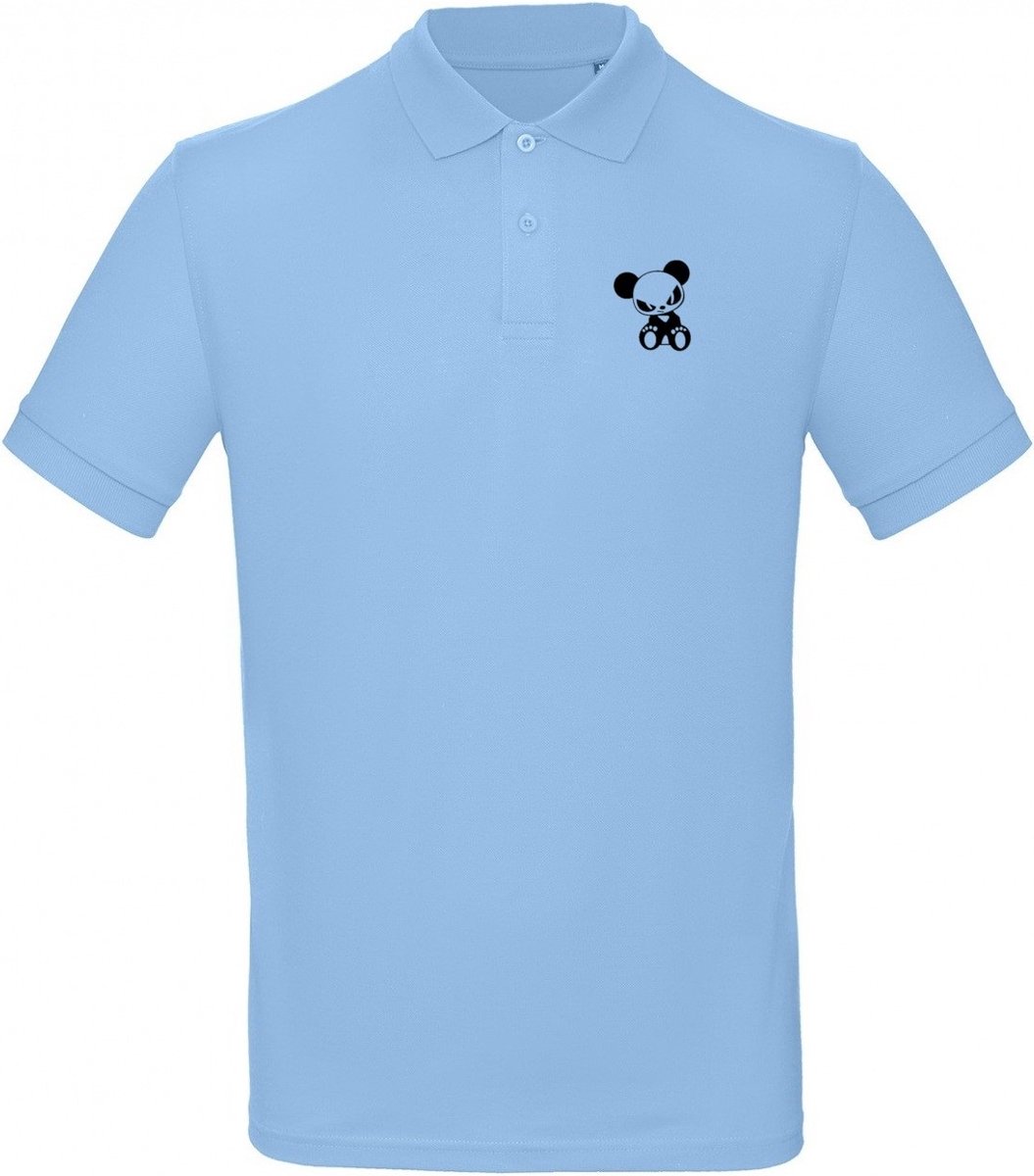 Organic Polo Panda Logo | Poloshirt | Zomer | Zomershirt | Biologisch | Maat L